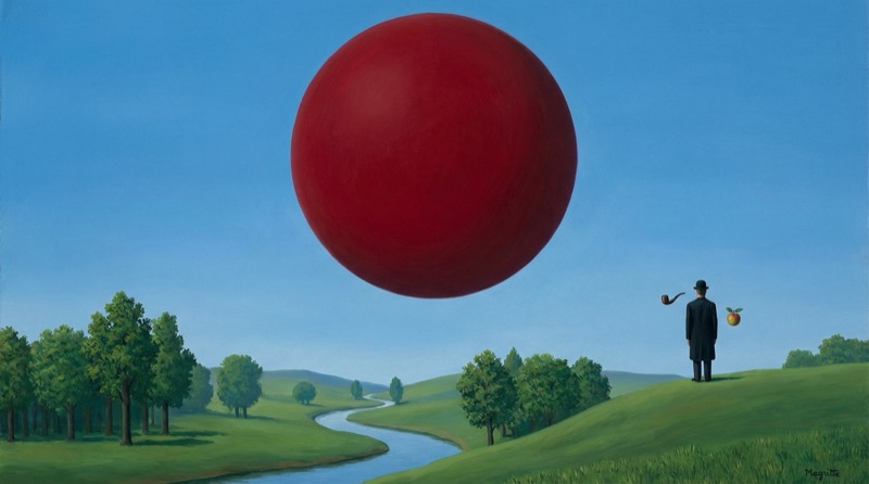 Beispielergebnis: Surrealist Painting Description: A Study of René Mag...