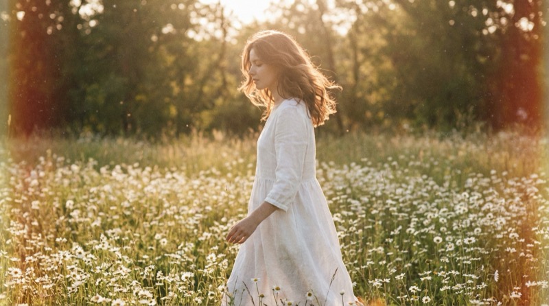 Beispielergebnis: Dreamy Meadow Portrait
