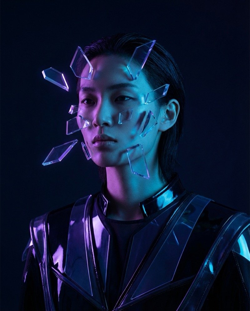 Surreal CGI-Photography Hybrid Portrait